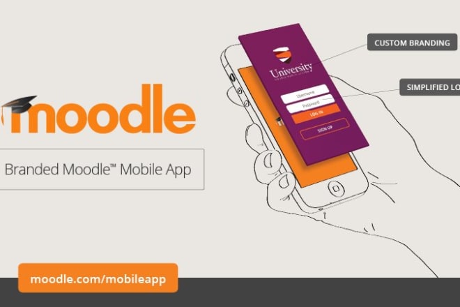 I will build moodle branded app