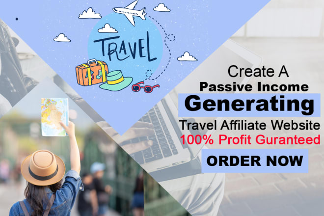 I will build you a travel affiliate website to make passive income