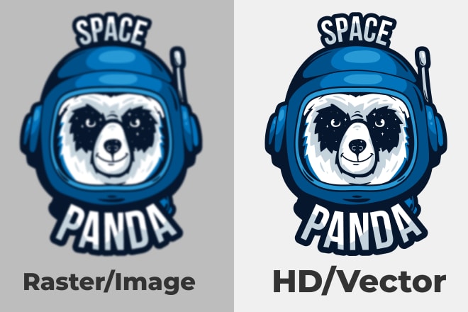 I will change,jpeg,png to vector hd file ai,eps,svg