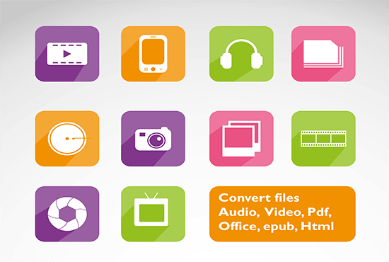 I will convert files office, google, pdf and others