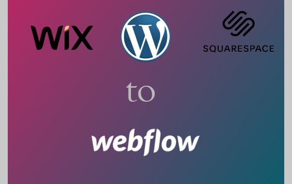 I will convert or migrate wordpress, wix site to responsive webflow website
