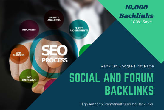 I will create 10k social and forum SEO backlinks tired