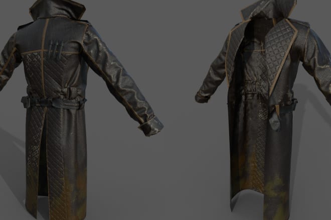 I will create 3d clothes and garments either for games or rendering