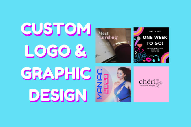 I will create a graphic or logo for your social media