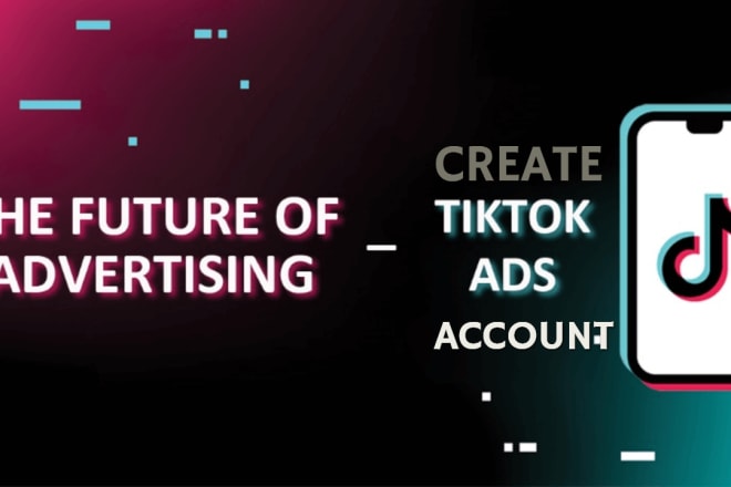 I will create a personal tiktok ads account for you