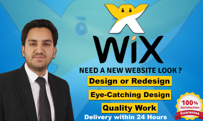 I will create a stunning eye catching wix website for your business