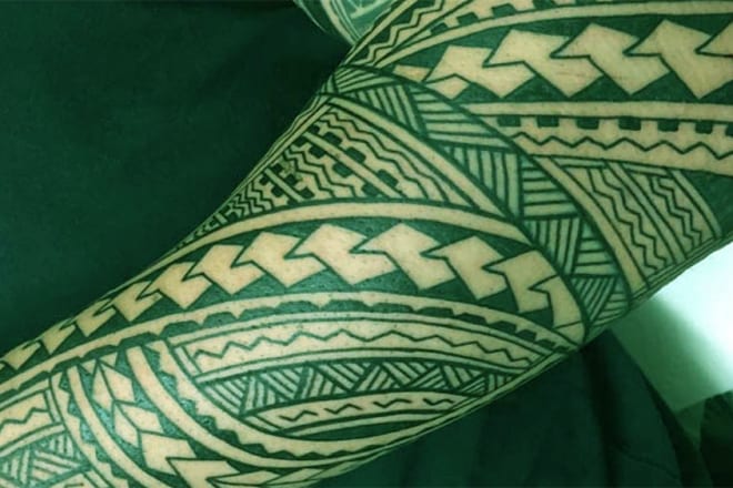 I will create a tattoo design of tattoo sleeve
