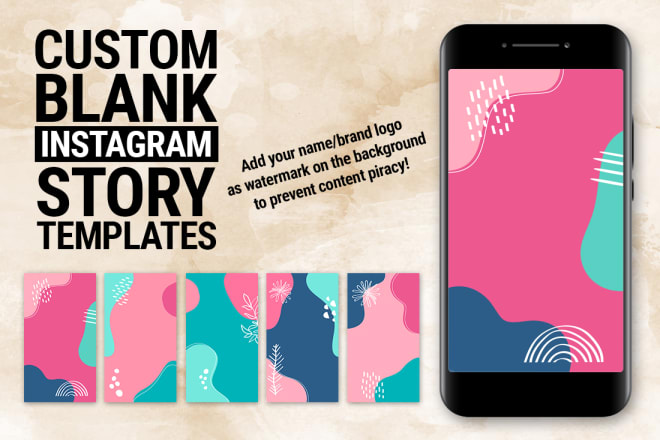 I will create awesome custom instagram story templates
