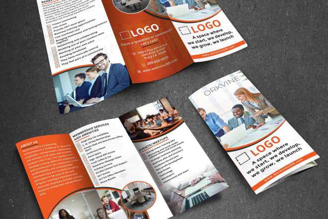 I will create awesome trifold brochure