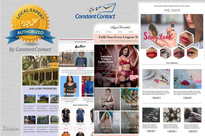 I will create constant contact email template constant contact newsletter template