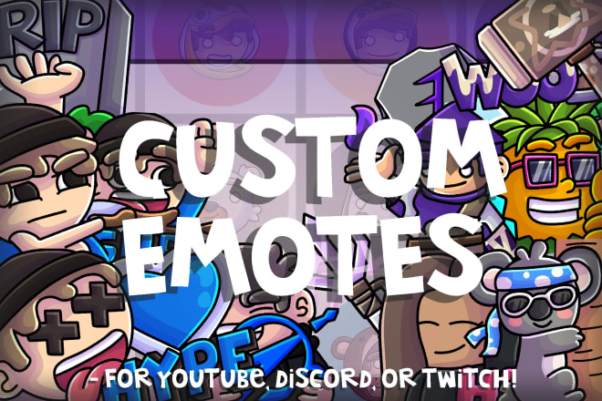 I will create custom twitch emotes and badges