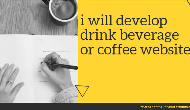 I will create drink beverage or coffee website