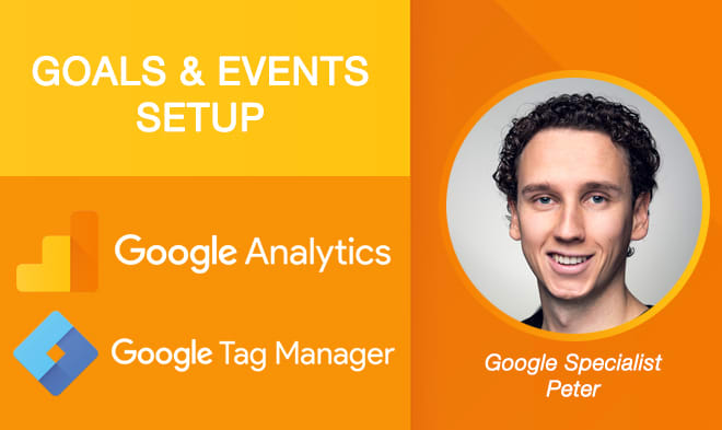 I will create google analytics goals or events