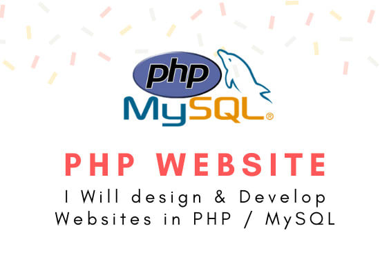 I will create professional website using html, css, js, bootstrap, php mysql
