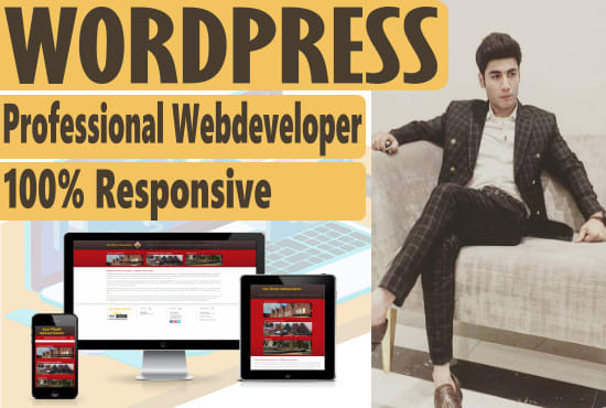 I will create professional wordpress website or wordpress website design