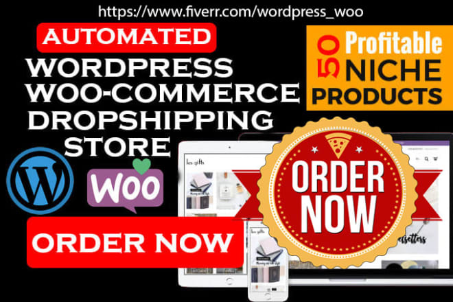 I will create profitable automatic dropshipping website store of any niche
