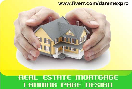 I will create responsive real estate mortgage landing page