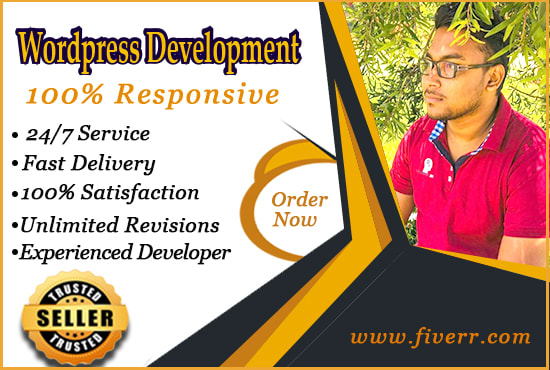 I will create responsive wordpress website design, wordpress website design