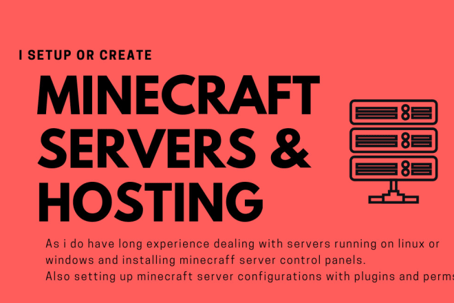 I will create very professional minecraft server