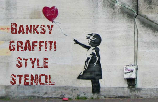 I will create your graffiti multi layer stencil, style banksy, with bridges