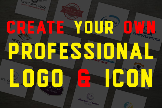 I will create your own professional logo and icon