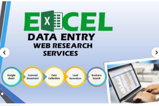 I will data entry and data scrapping