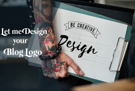 I will design a creative blog logo