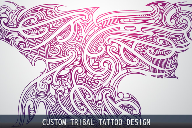 I will design a custom tribal tattoo and ornamental prints