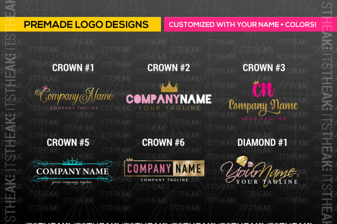 I will design a logo for your hair extension business