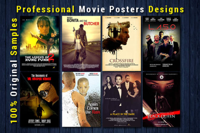 I will design a movie poster and poster design