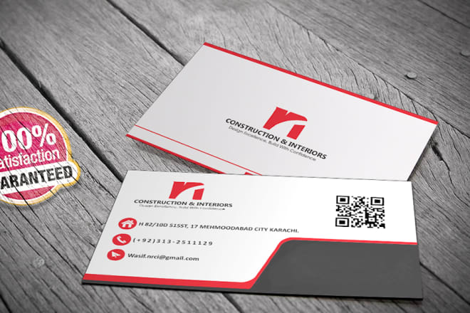I will design a standard business cards