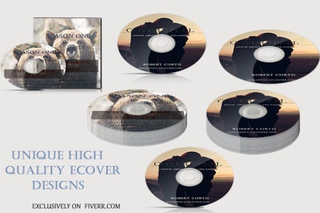I will design an amazing 3d ecover design bundle of ebook, cd, dvd, workbook, box