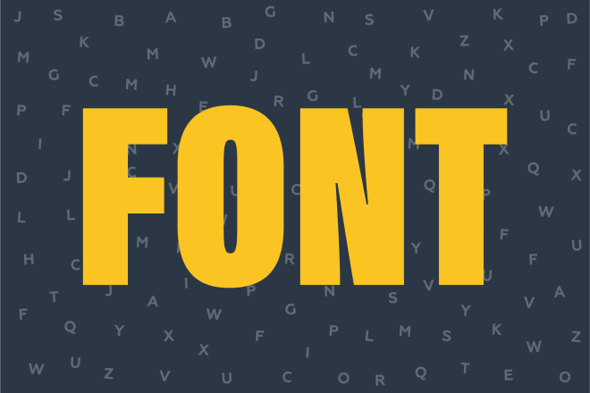 I will design and develop your own font