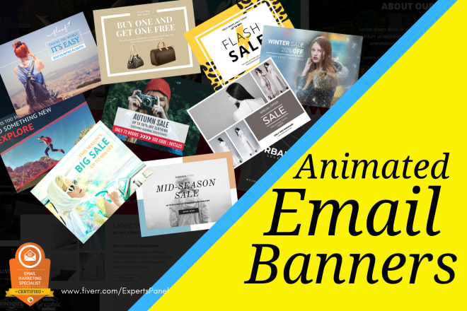 I will design animated gifs for email campaign