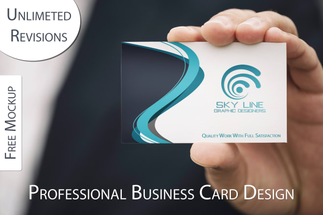 I will design any kind of business card professionally