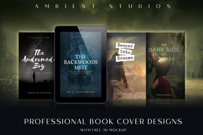 I will design book covers for your fantasy, sci fi, horror etc books