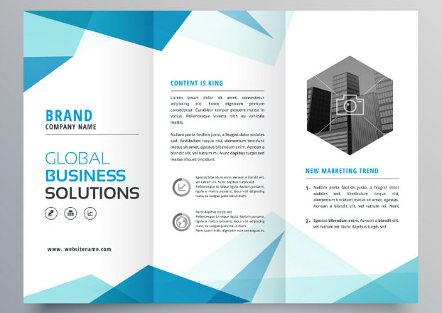 I will design brochure for online marketing