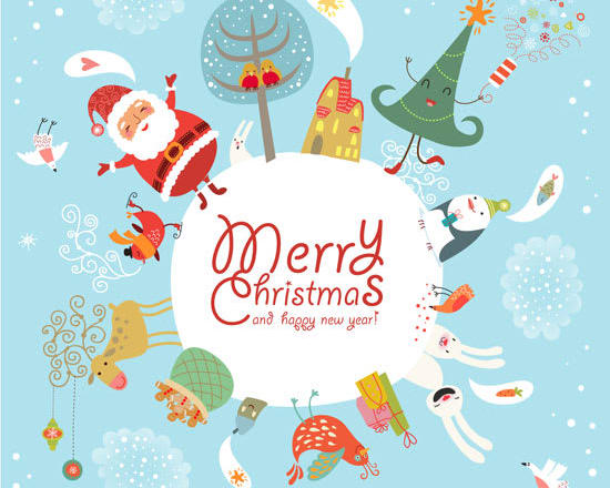 I will design christmas wishes for your friends, and family in 24 hours