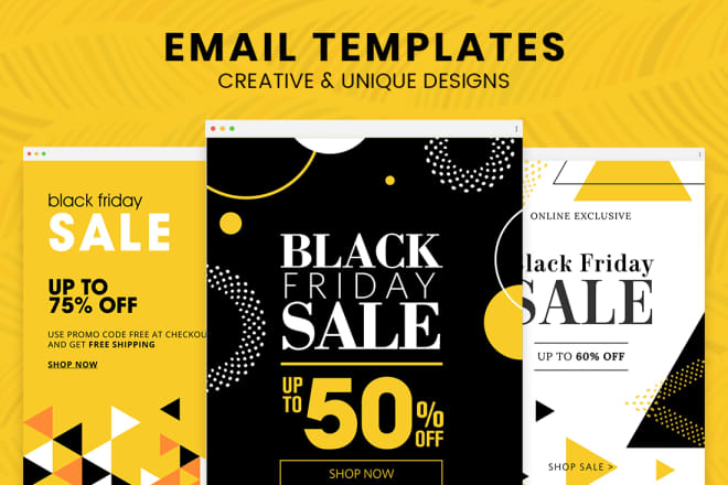 I will design creative responsive email template