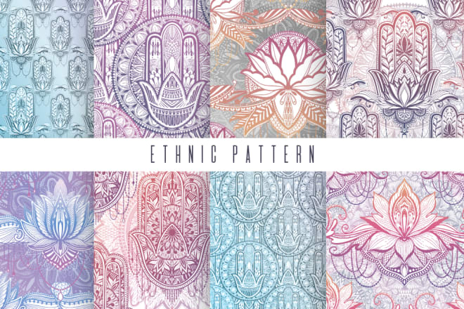 I will design ethnic, tribal and boho seamless patterns for textile