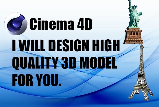 I will design hdr 3d models on cinema 4d