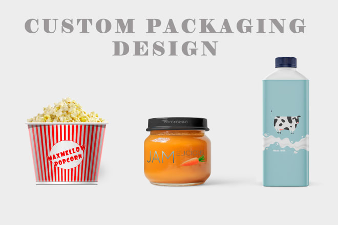 I will design high quality modern product packaging and 3d mockup