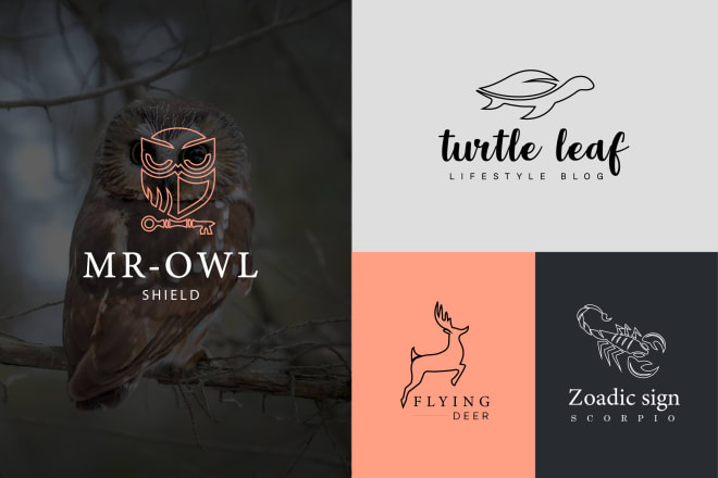 I will design logo for business blog website