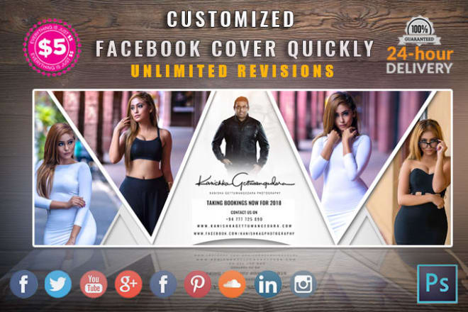 I will design premium facebook, youtube and any social media cover