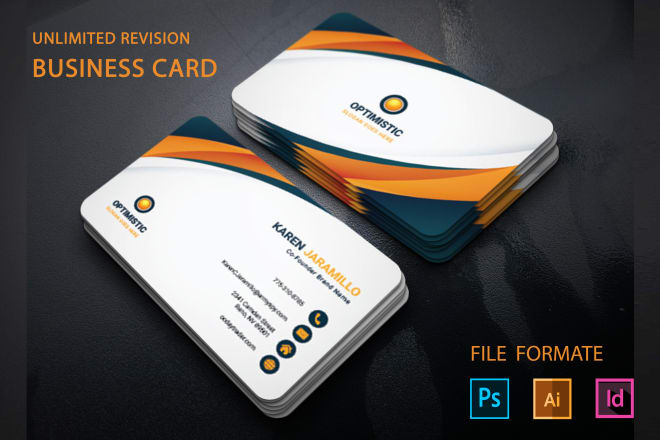 I will design professional creative business cards and stationary letterhead invoice