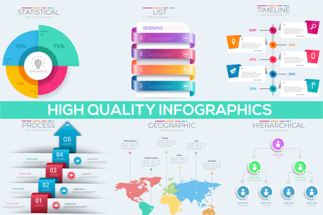 I will design professional infographic flow chart and illustrations