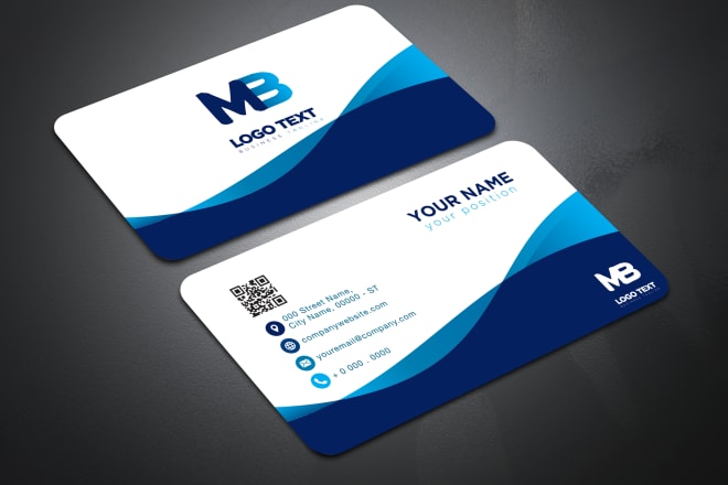 I will design professional services business card