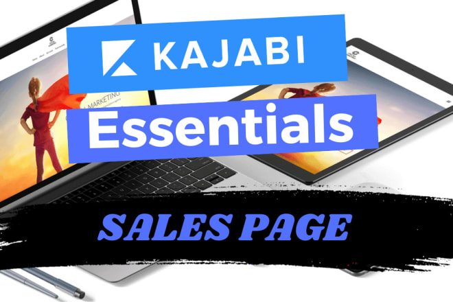 I will design sales page for your kajabi website
