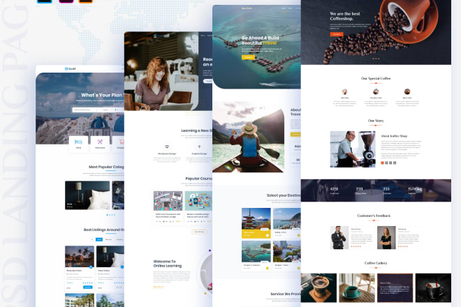 I will design website UI and psd landing page