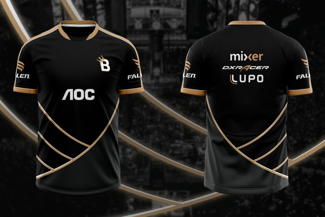 I will design you a custom jersey for esports or any other sport